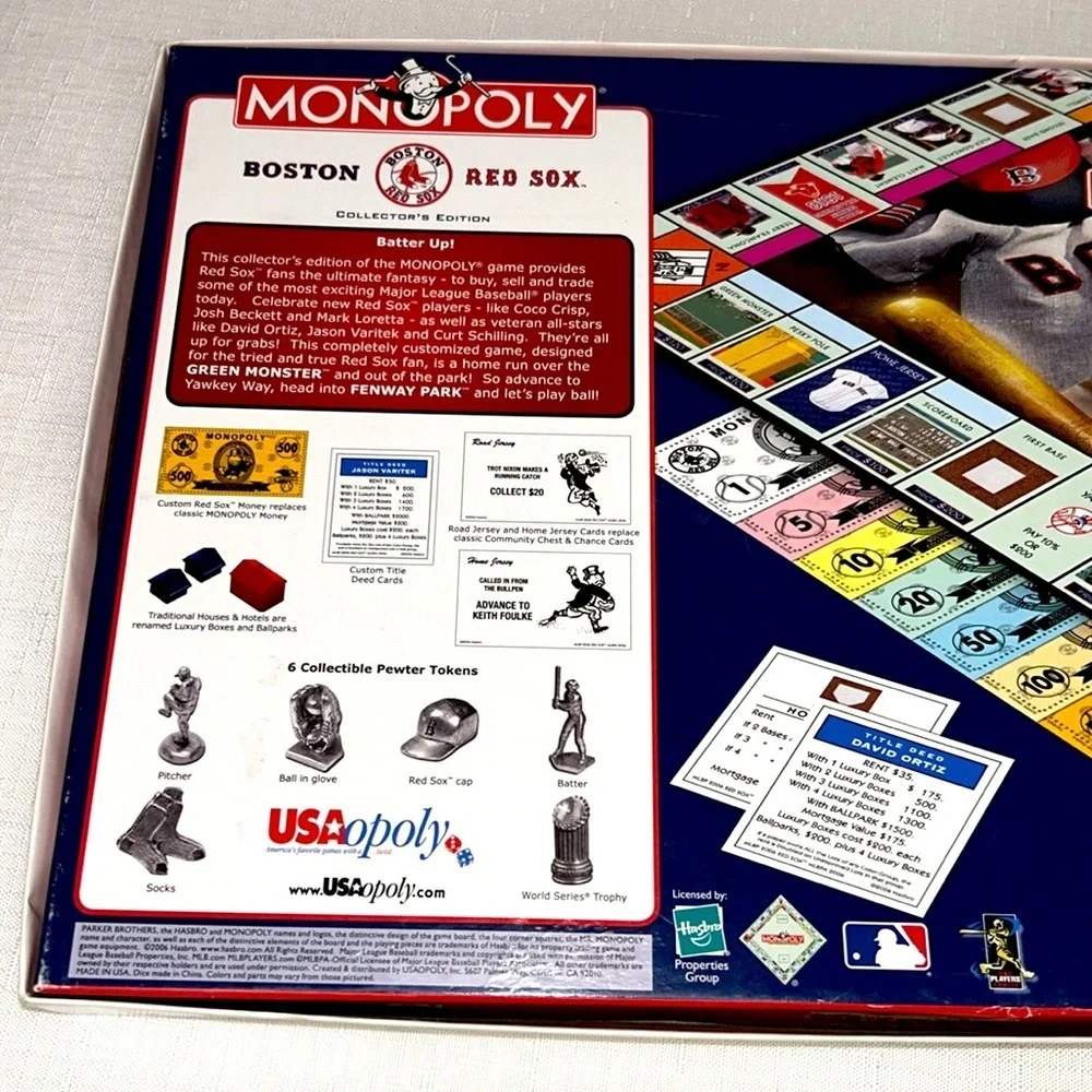 MONOPOLY Boston Red Sox 2004 World Series Champions, Plus Bonus Pewter Token ⚾️